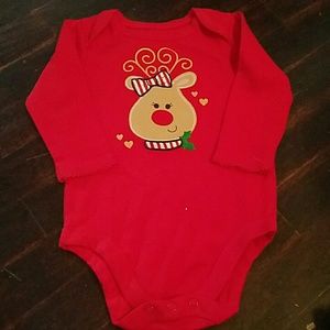 Never used baby girl Christmas top