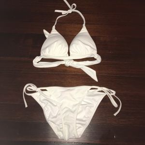 Victoria's Secret Push-up White Bikini