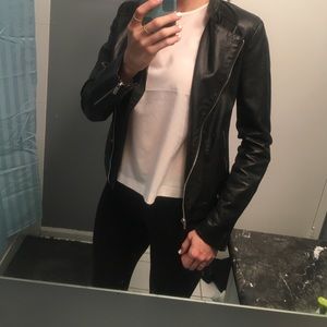 Express leather jacket