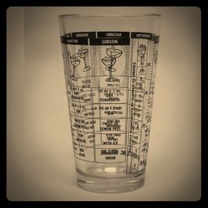 16oz Mixing Recipe Shaker Glass