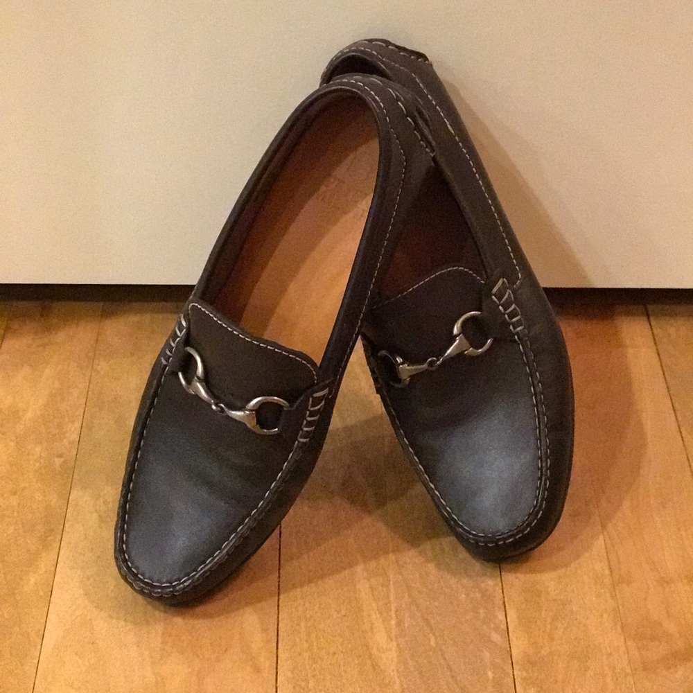 Never been worn Peter Millar brown bit loafer 8.5M