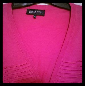 Jones New York Pink Cardigan
