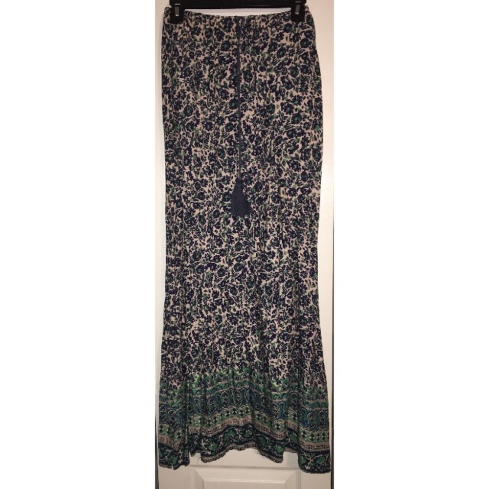 Spring Floral Maxi Skirt