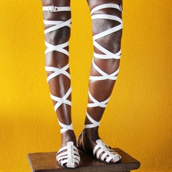 Loza Maleombho Shoes - Loza Maleombho Zebra Sandals Size 40 (US 10) Loza Maleombho Shoes - Loza Maleombho Zebra Sandals Size 40 (US 10)