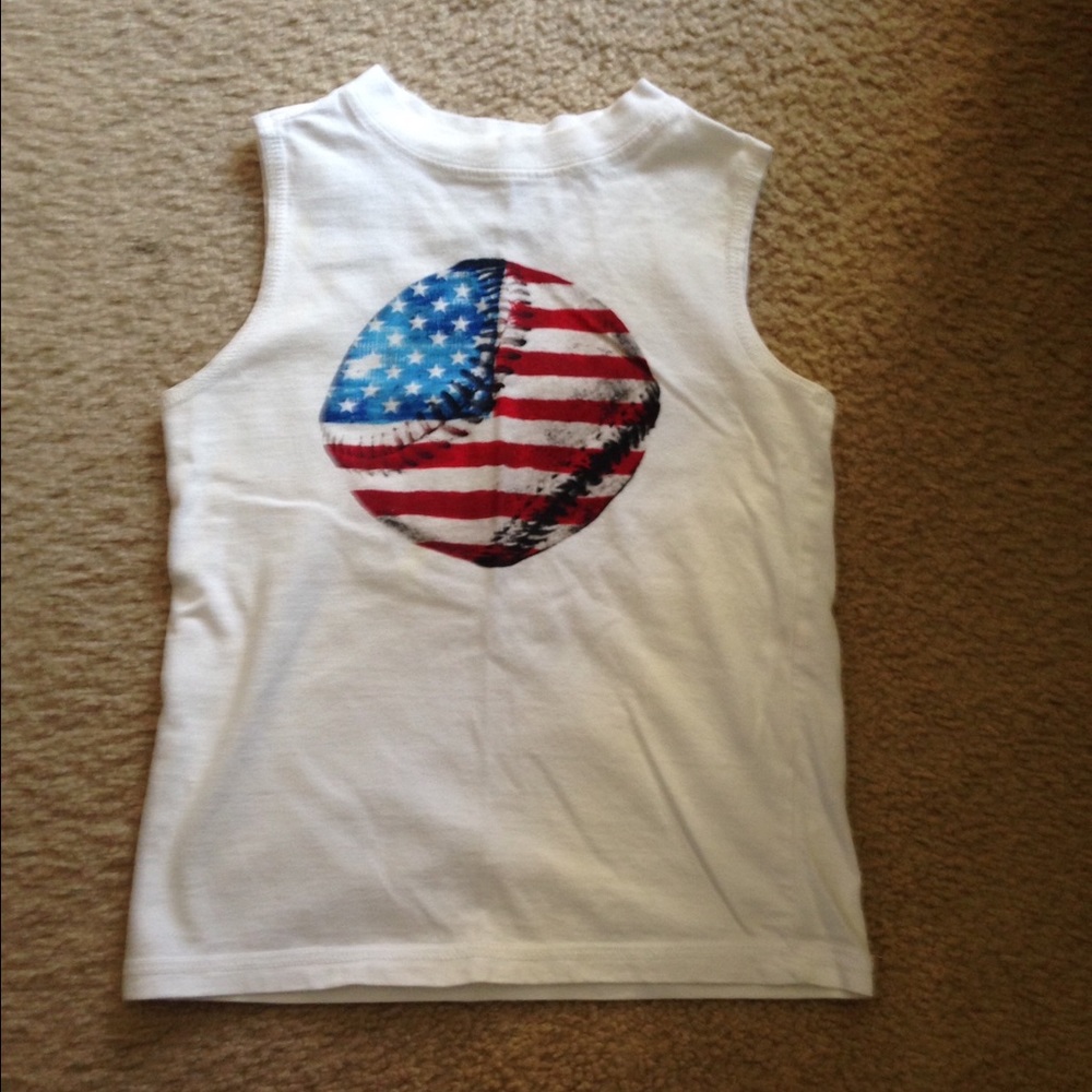 Super cute Patriotic tank top size 4/5