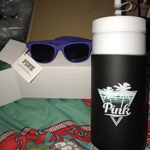 PINK Water bottle and Sunglasses ☀️🕶