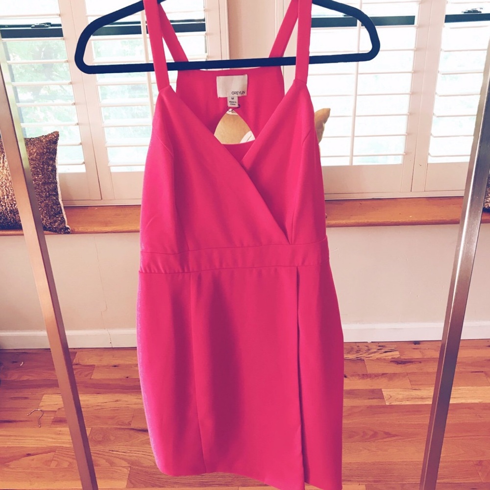 Worn Once Pink Villa Mar Woven Dress