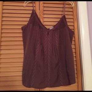Dark purple tank top