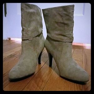 Tan Heeled Boots