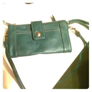 Teal relic wallet