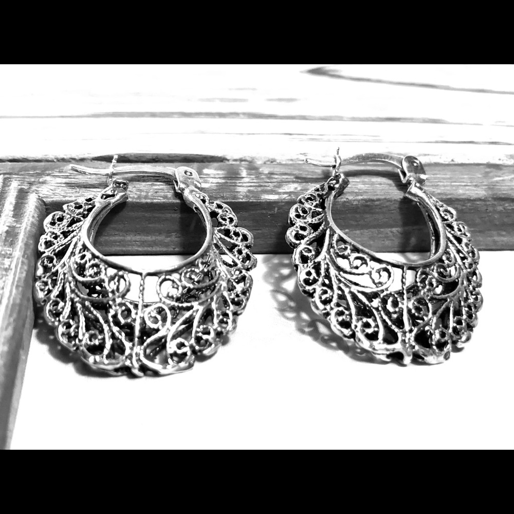 🆕 Handmade Sterling Silver Earrings 🆕 - Picture 3 of 5