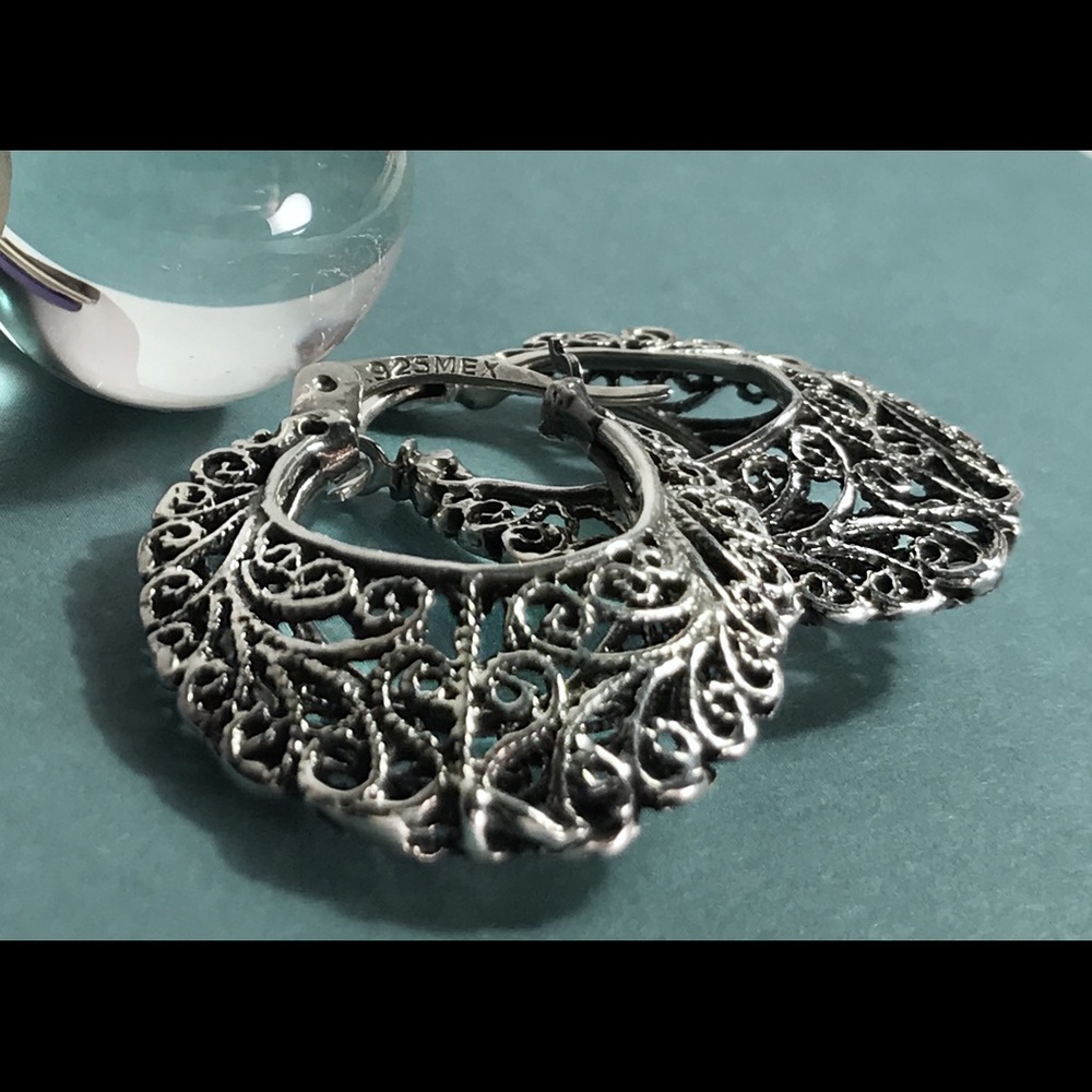 🆕 Handmade Sterling Silver Earrings 🆕 - Picture 5 of 5