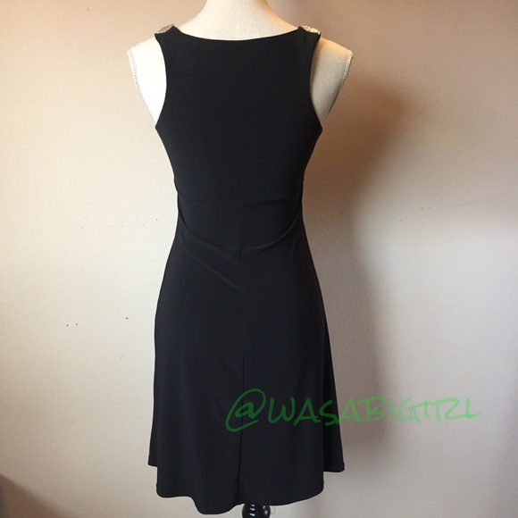 Rhinestone Little Black Dress - Picture 4 of 4