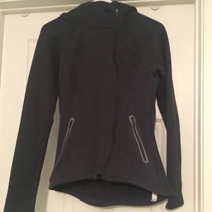 Athleta small asymmetrical zip hoodie