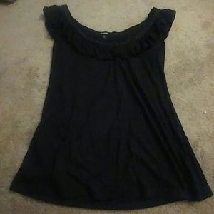 NWOT Black sleeveless shirt