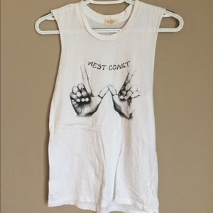 Brandy Melville West Coast Muscle Tee