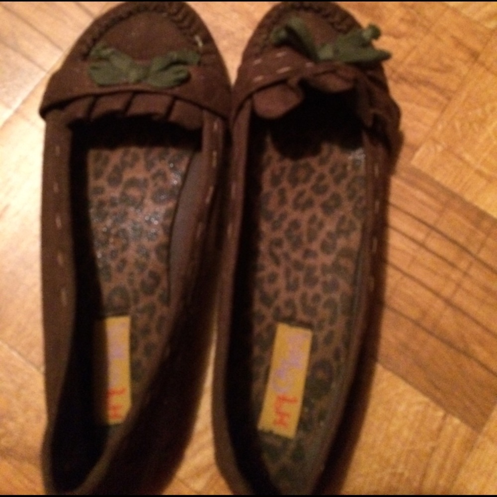 Brown loafers
