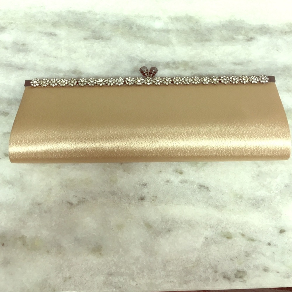 Evening clutch champagne
