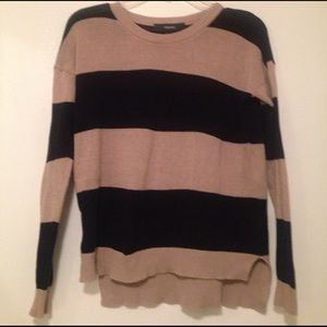 Forever 21 hi-lo striped sweater