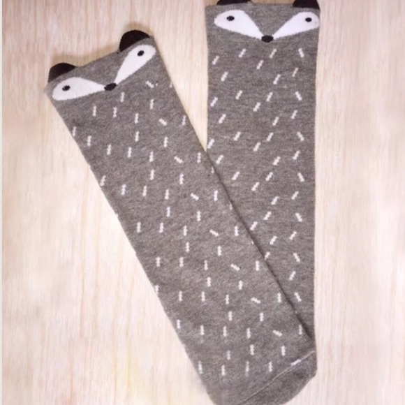 New| KIDS FOX SOCKS KNEE HIGH - Picture 4 of 4