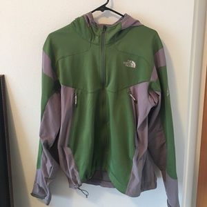 Northface wind stopper zipup hoodie. Flight series