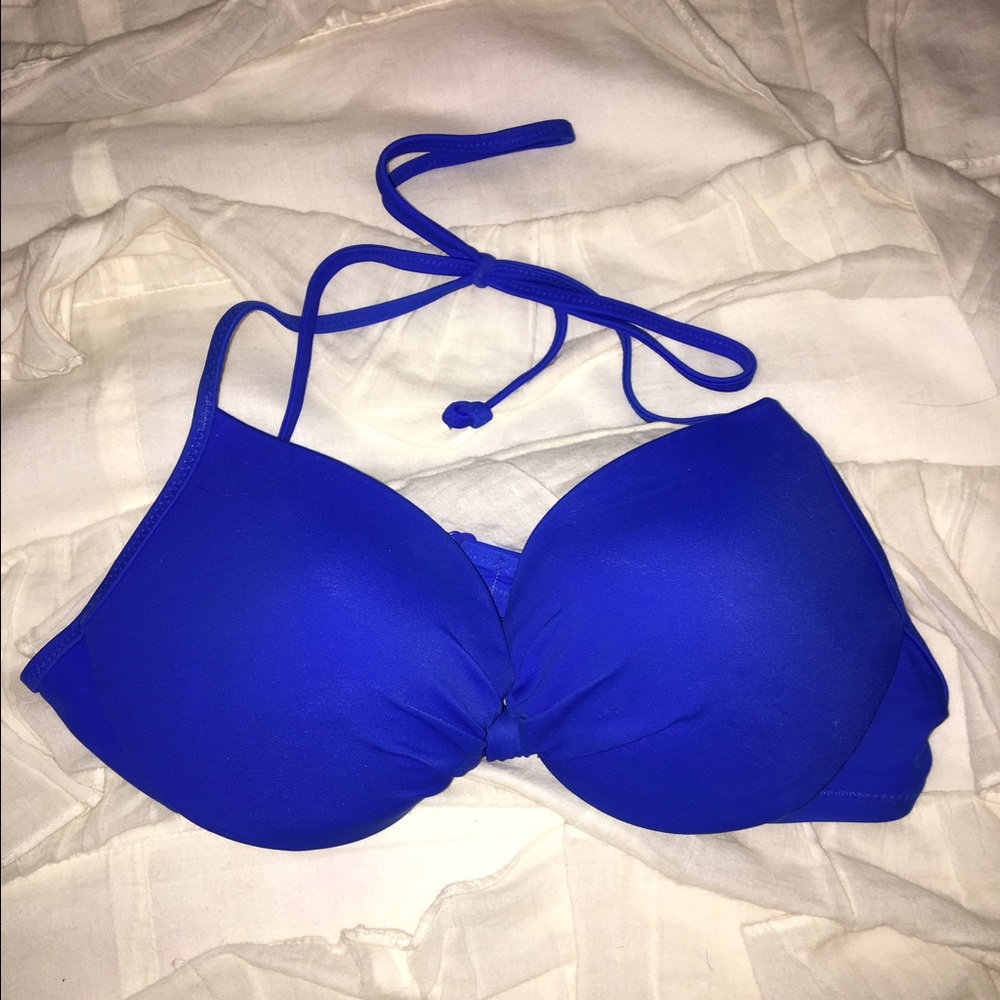 Royal Blue Push-Up Swim Suit Victoria Secret