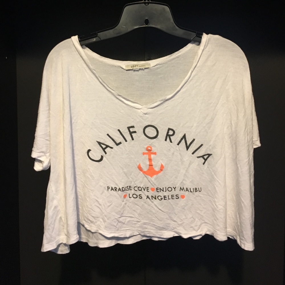 California logo crop top