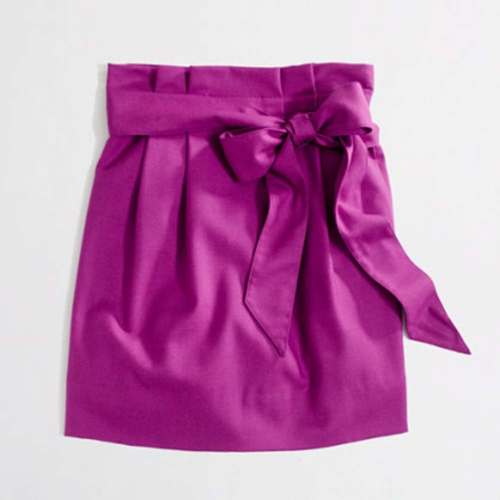 J.Crew pleated sash skirt!