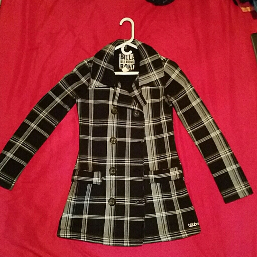 BillaBong Plaid Jacket