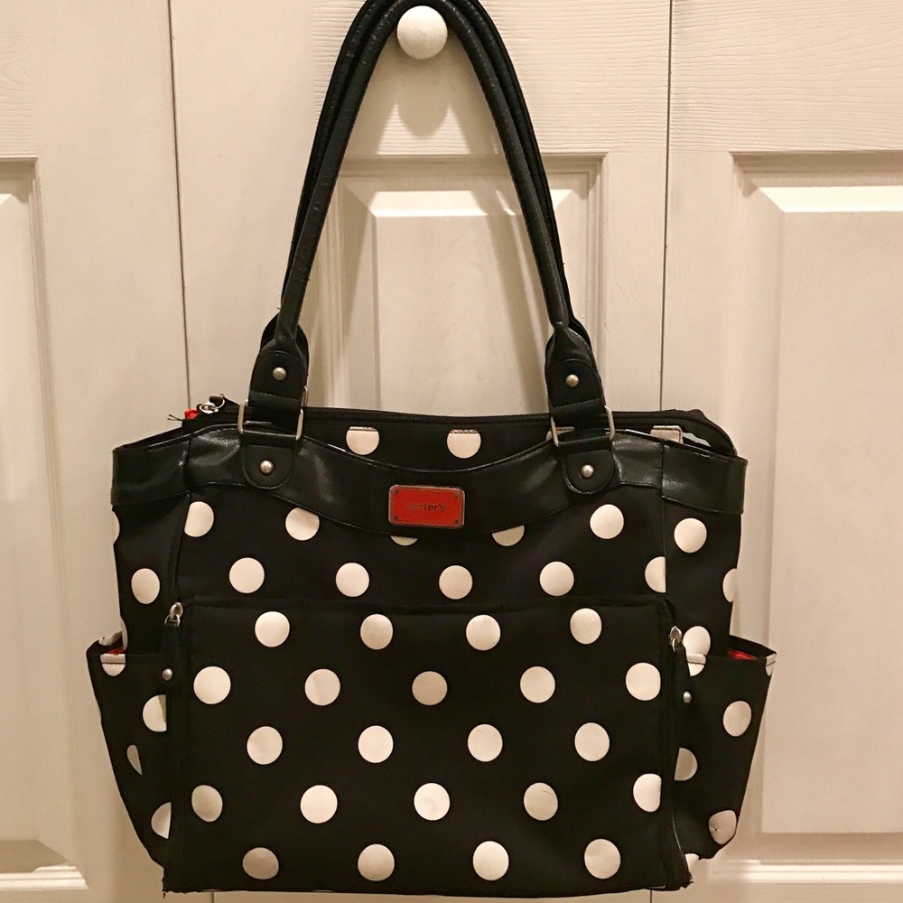 Carter's PolkaDot Diaper Bag