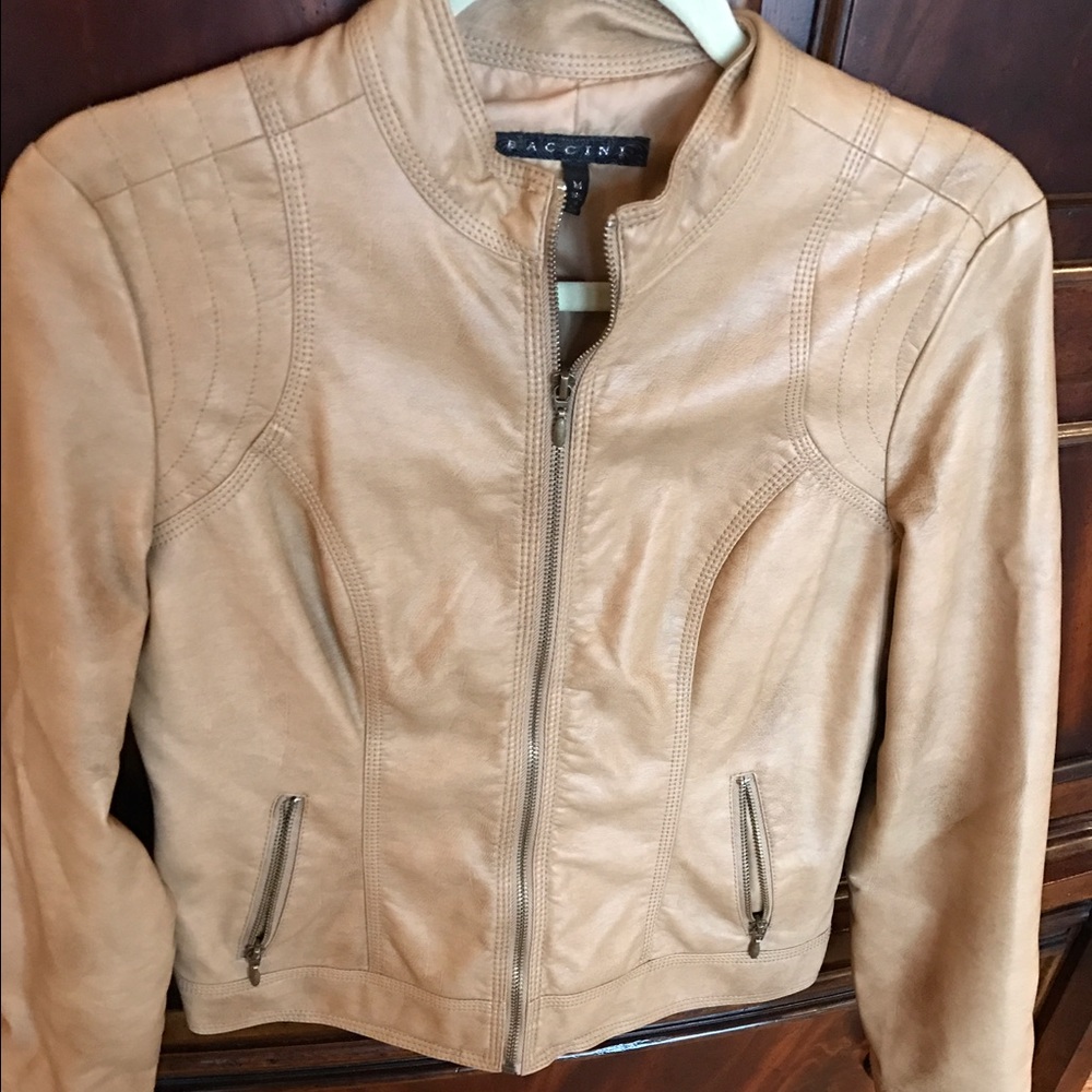 Faux Leather Jacket