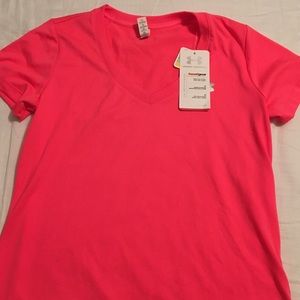 V-neck work out shirt by under armour.