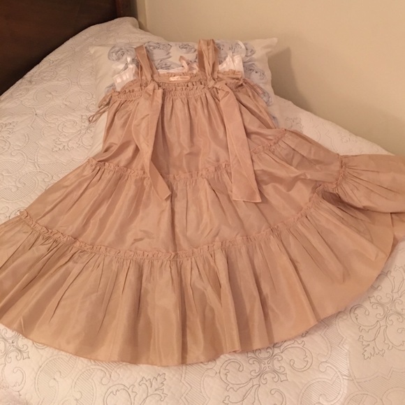 Girls Blush Pink Dress - Picture 3 of 6