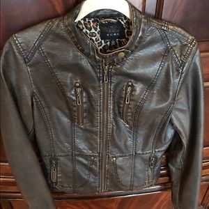 Distressed Moto Jacket