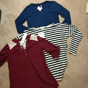 Bundle of girls size 10 tops