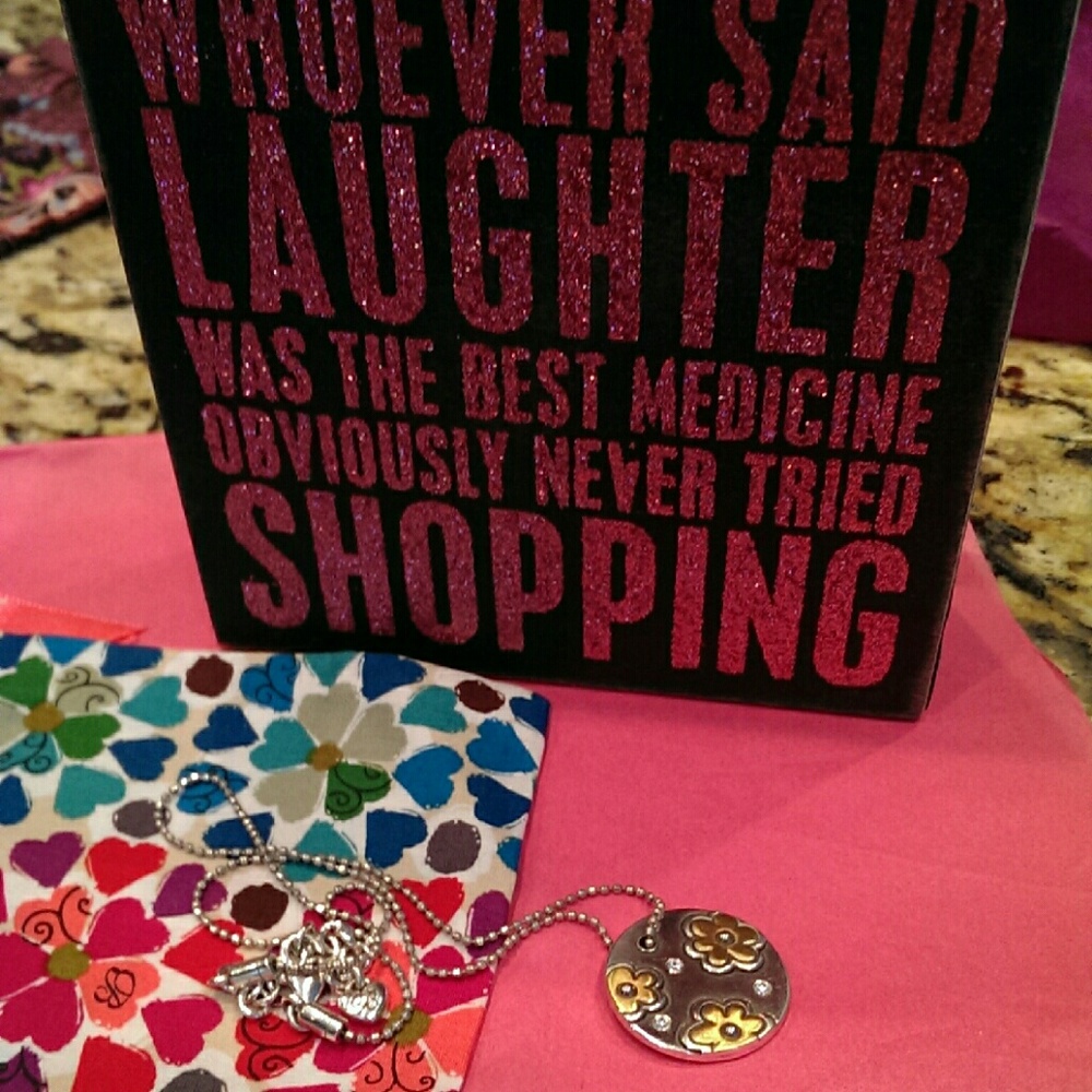 Brighton Harmony Swarovski crystal flower necklace