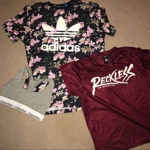BUNDLE! Calvins, young and reckless and adidas