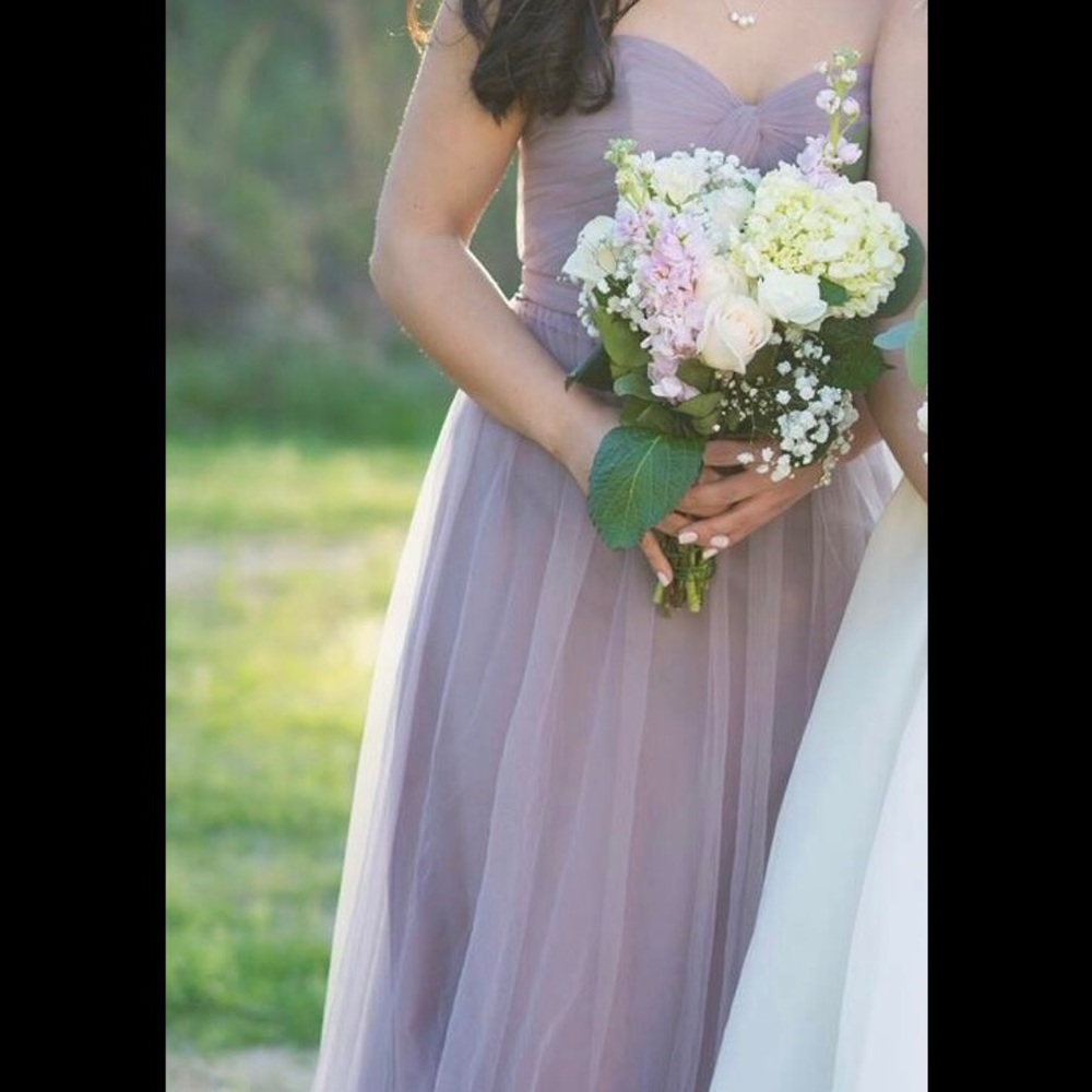Pleated Bodice Tulle Dress with Removable Belt