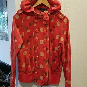 Marc by Marc Jacobs double breasted hoodie sz M