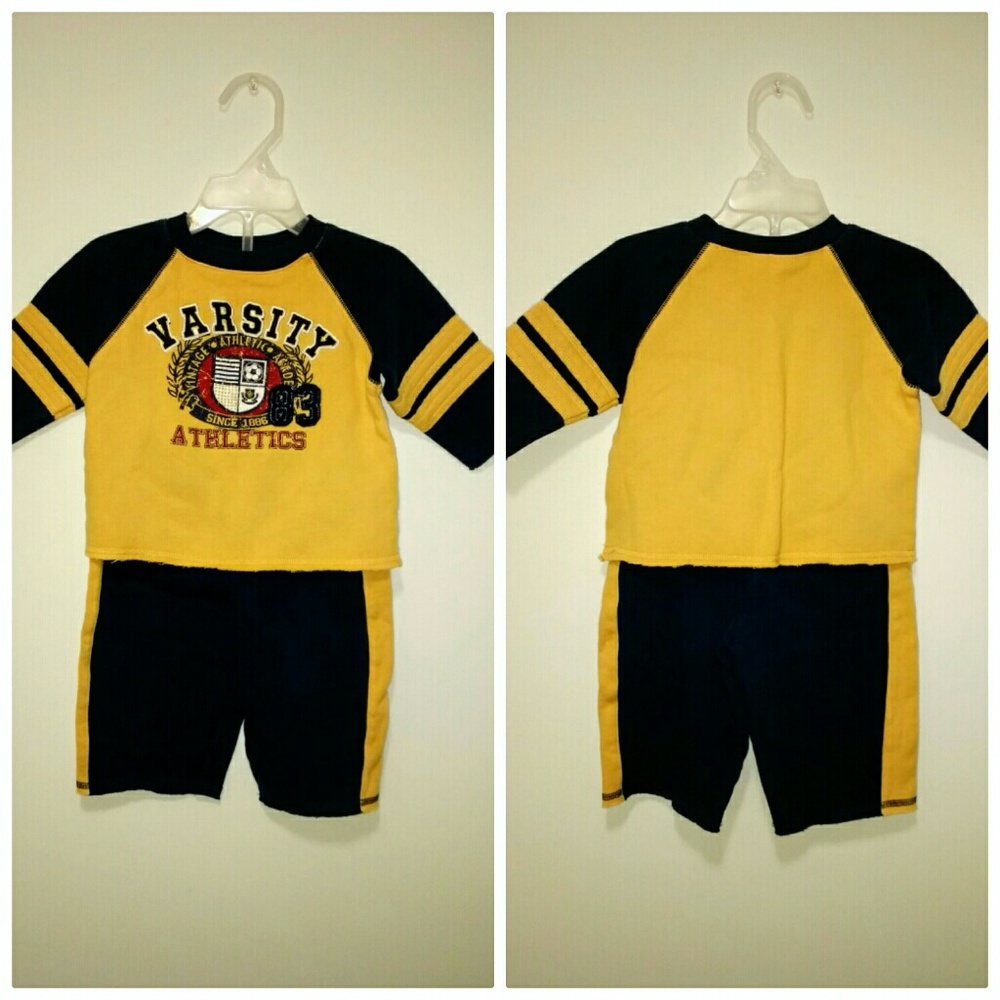 Mini Wear 2pc "Varsity" sweatsuit (12 mo)