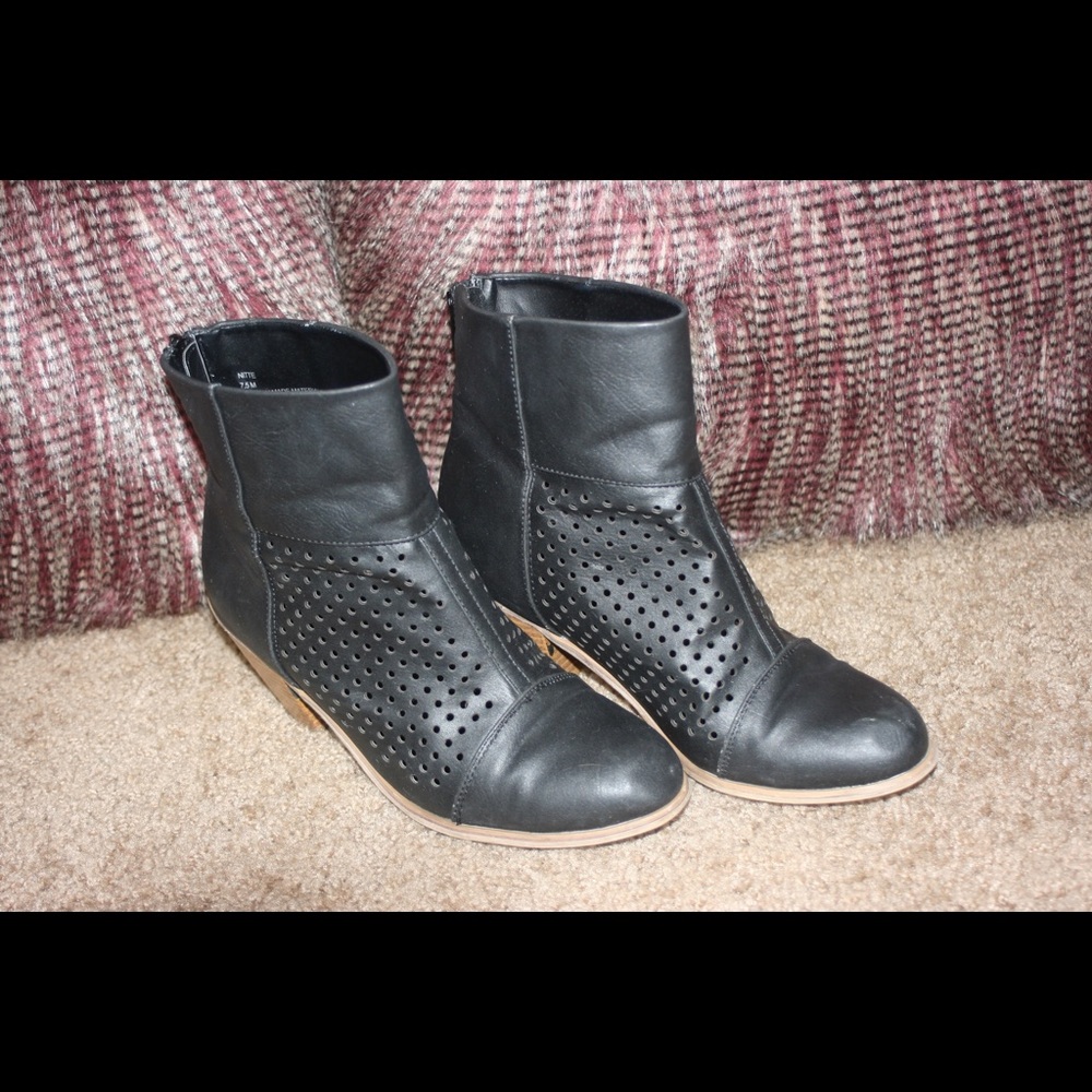 Madden Girl Black Booties