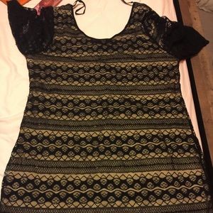 Torrid black lace dress