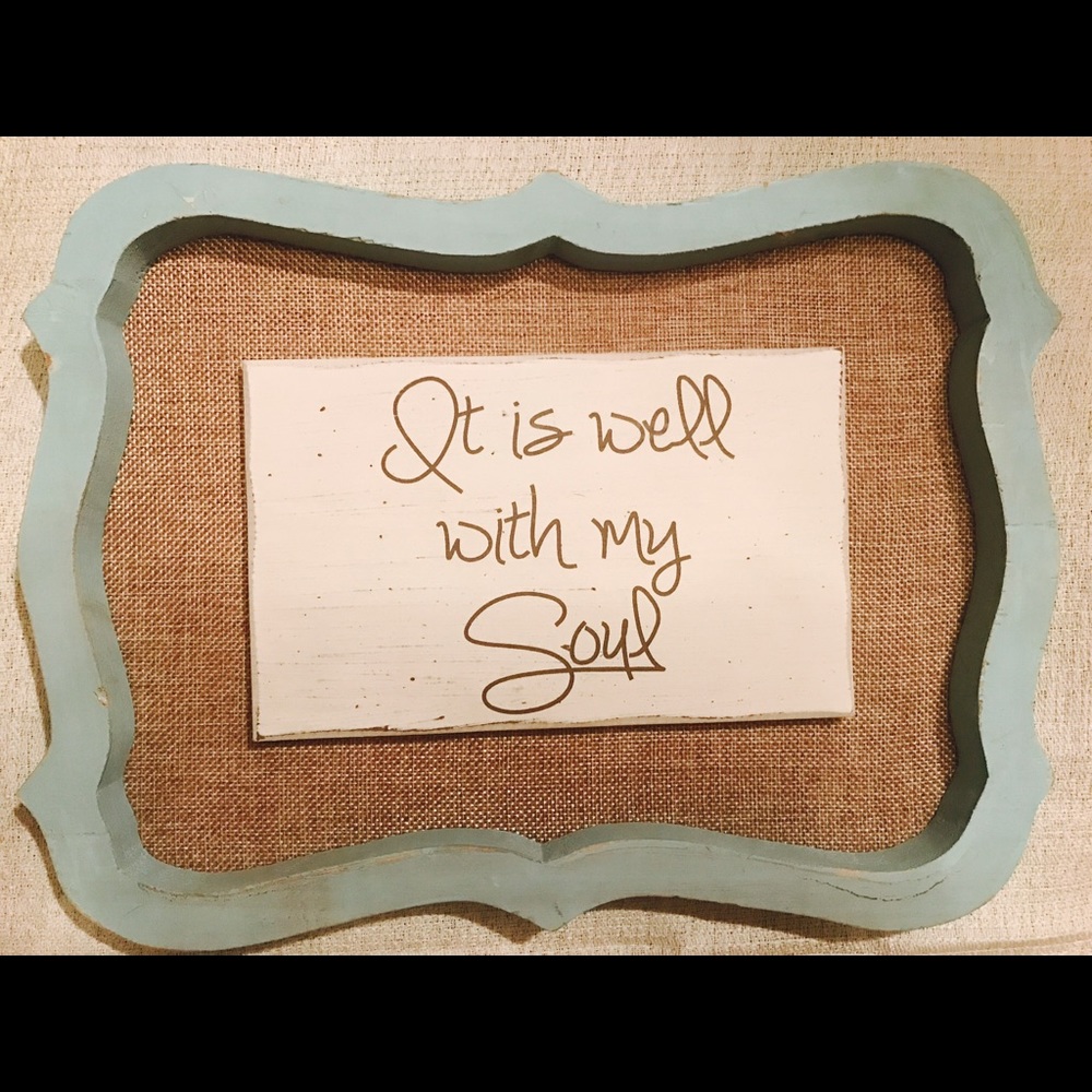 It is Well With My Soul hanging wall art