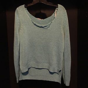 Stressed knitted sweater