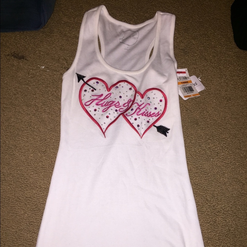 INC Hugs and Kisses Tank Top
