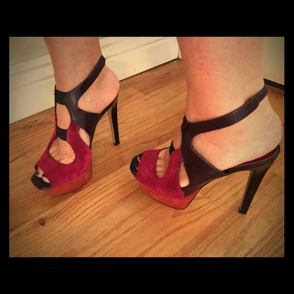 Jessica Simpson Leather and Suede