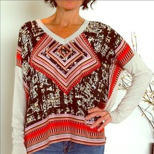 Cabi Aztec Top Size S