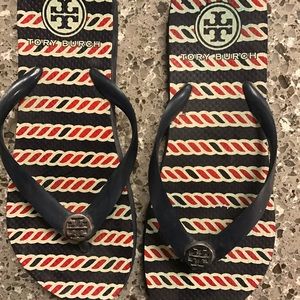 Tory Burch flip flops size 9