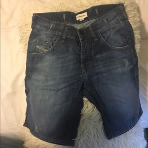 Diesel Denim Knee Shorts