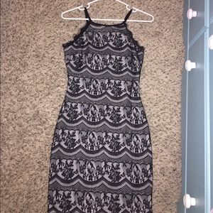 black body con dress